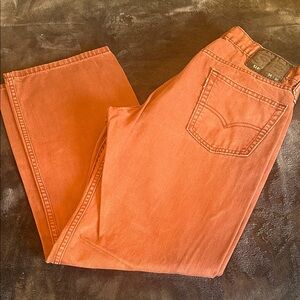 Men's Red Levi Jeans